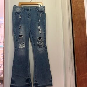 Flare jeans size 18